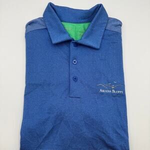 Antigua golf polo blue size medium. Arcadia bluffs golf course